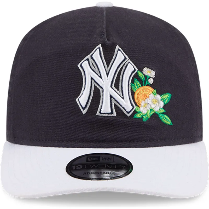 petten-gebogen-marineblauw-snapback-19twenty-spring-training-van-new-york-yankees-mlb-van-new-era