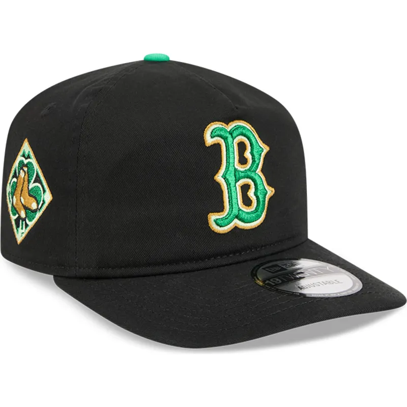 gorra-curva-negra-snapback-19twenty-saint-patrick-s-day-de-boston-red-sox-mlb-de-new-era