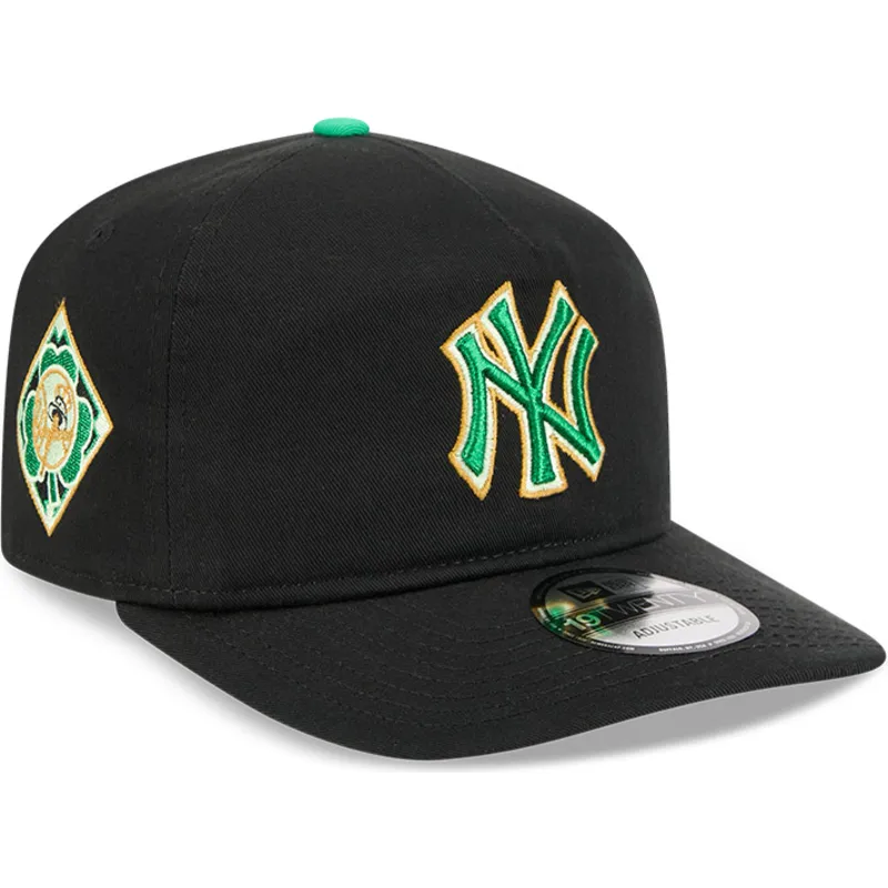 buet-sort-snapback-kasket-19twenty-saint-patrick-s-day-fra-new-york-yankees-mlb-fra-new-era