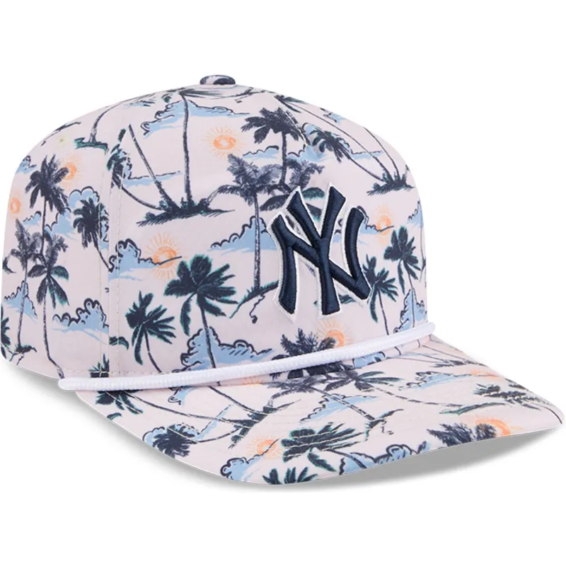 petten-gebogen-multicolor-snapback-19twenty-printed-tropical-van-new-york-yankees-mlb-van-new-era