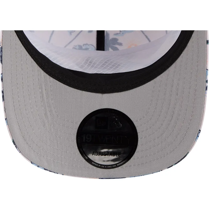 cappellino-curvo-multicolore-snapback-19twenty-printed-tropical-dei-new-york-yankees-mlb-di-new-era