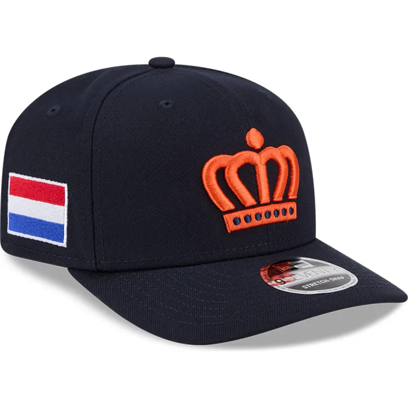 marinebla-buet-kasket-snapback-9seventy-stretch-snap-the-netherlands-2026-world-baseball-classic-fra-new-era