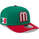 zielono-czerwona-czapka-z-zakrzywionym-daszkiem-snapback-9seventy-stretch-snap-mexico-2026-world-baseball-classic-new-era