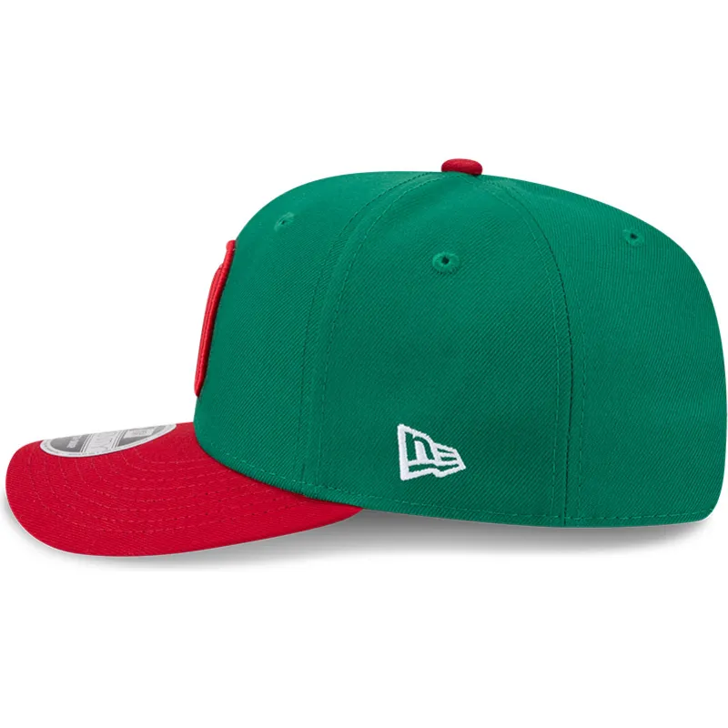 zielono-czerwona-czapka-z-zakrzywionym-daszkiem-snapback-9seventy-stretch-snap-mexico-2026-world-baseball-classic-new-era