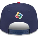 cappellino-curvo-blu-marino-e-rosso-snapback-9seventy-stretch-snap-usa-2026-world-baseball-classic-di-new-era