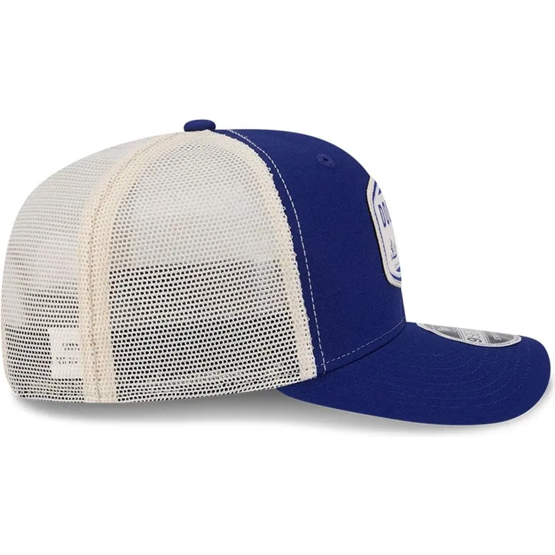 casquette-trucker-bleue-9seventy-stretch-snap-patch-los-angeles-dodgers-mlb-new-era