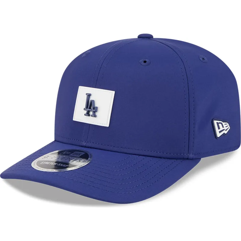 petten-gebogen-blauw-snapback-9seventy-stretch-snap-clubhouse-van-los-angeles-dodgers-mlb-van-new-era