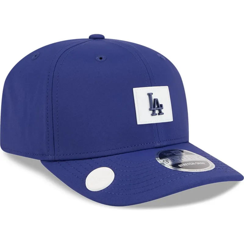 petten-gebogen-blauw-snapback-9seventy-stretch-snap-clubhouse-van-los-angeles-dodgers-mlb-van-new-era