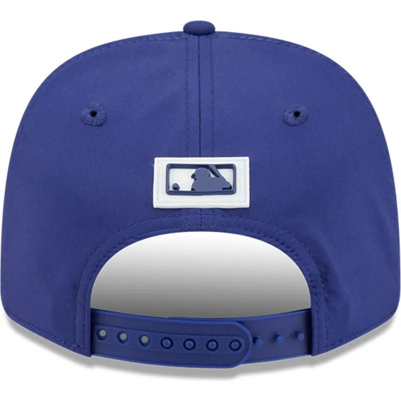 blaue-gebogene-snapback-kappe-9seventy-stretch-snap-clubhouse-der-los-angeles-dodgers-mlb-von-new-era