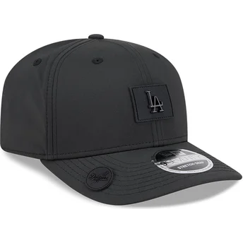 Petten gebogen zwart snapback 9SEVENTY Stretch Snap Clubhouse van Los Angeles Dodgers MLB van New Era