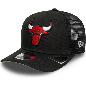 Trucker kasket sort 9SEVENTY Stretch Snap Eg fra Chicago Bulls NBA fra New Era