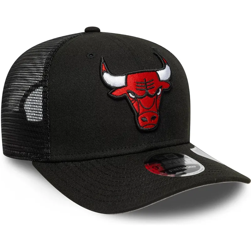 petten-gebogen-zwart-snapback-9seventy-stretch-snap-eg-van-chicago-bulls-nba-van-new-era