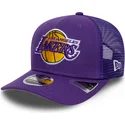 cappellino-trucker-viola-9seventy-stretch-snap-eg-dei-los-angeles-lakers-nba-di-new-era