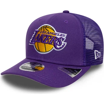 Gorra trucker violeta 9SEVENTY Stretch Snap Eg de Los Angeles Lakers NBA de New Era