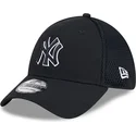 petten-gebogen-zwart-aangepast-39thirty-evergreen-neo-van-new-york-yankees-mlb-van-new-era