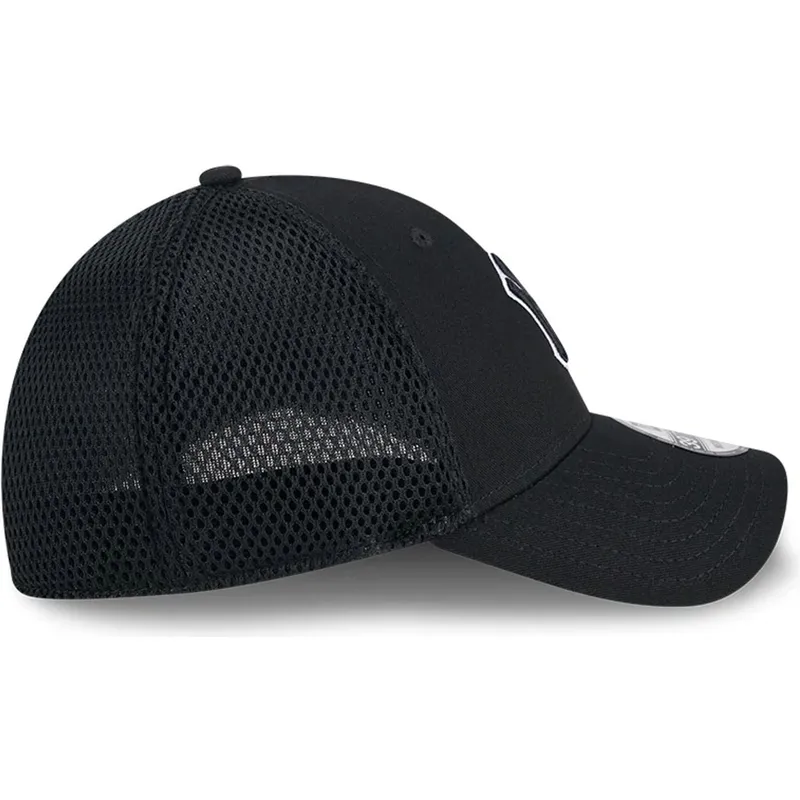 petten-gebogen-zwart-aangepast-39thirty-evergreen-neo-van-new-york-yankees-mlb-van-new-era
