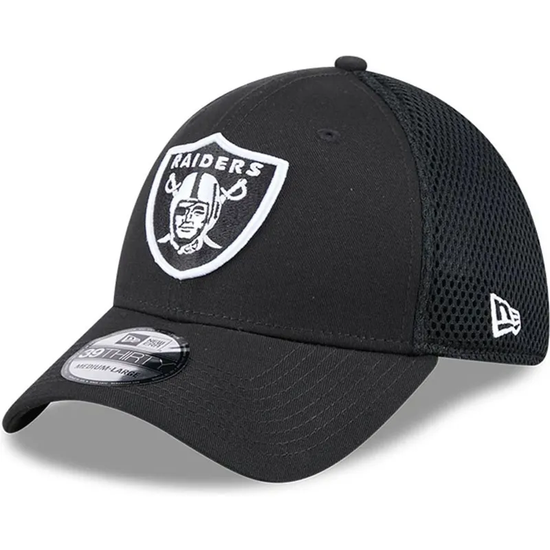 petten-gebogen-zwart-aangepast-39thirty-evergreen-neo-van-las-vegas-raiders-nfl-van-new-era