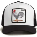 trucker-keps-vit-och-svart-tupp-cock-rooster-the-farm-fran-goorin-bros