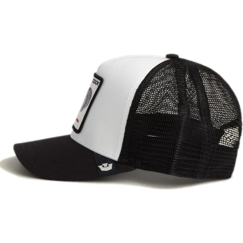cappellino-trucker-bianco-e-nero-gallo-cock-rooster-the-farm-di-goorin-bros