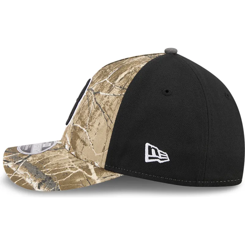 buet-kasket-camouflage-justeret-39thirty-m-crown-a-frame-realtree-fra-boston-red-sox-mlb-fra-new-era