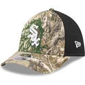 buet-kasket-camouflage-justeret-39thirty-m-crown-a-frame-realtree-fra-chicago-white-sox-mlb-fra-new-era