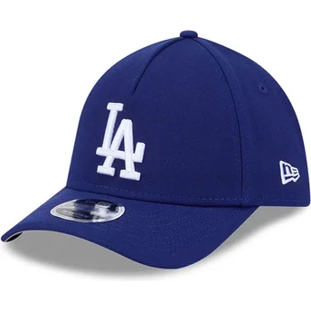 Petten gebogen blauw fitted 39THIRTY M-Crown A Frame van Los Angeles Dodgers MLB van New Era