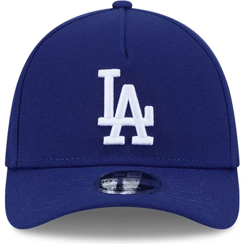 blaue-gebogene-verstellbare-39thirty-m-crown-a-frame-kappe-der-los-angeles-dodgers-mlb-von-new-era