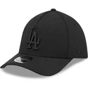 casquette-courbee-noire-ajustee-avec-logo-noir-39thirty-m-crown-a-frame-los-angeles-dodgers-mlb-new-era