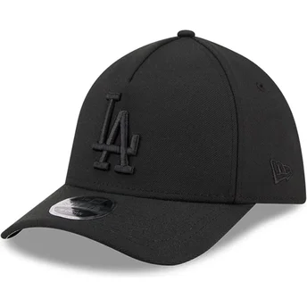 Cappellino curvo nero regolabile con logo nero 39THIRTY M-Crown A Frame dei Los Angeles Dodgers MLB di New Era