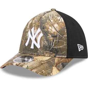 Casquette courbée camouflage ajustée 39THIRTY M-Crown A Frame Realtree New York Yankees MLB New Era