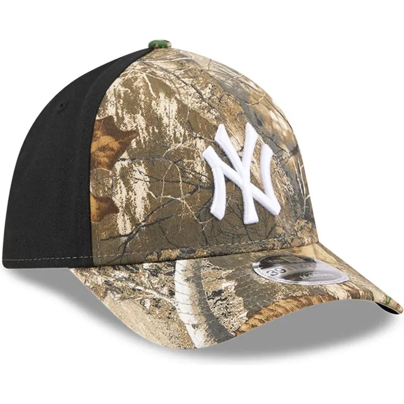 cappellino-curvo-mimetico-regolabile-39thirty-m-crown-a-frame-realtree-dei-new-york-yankees-mlb-di-new-era