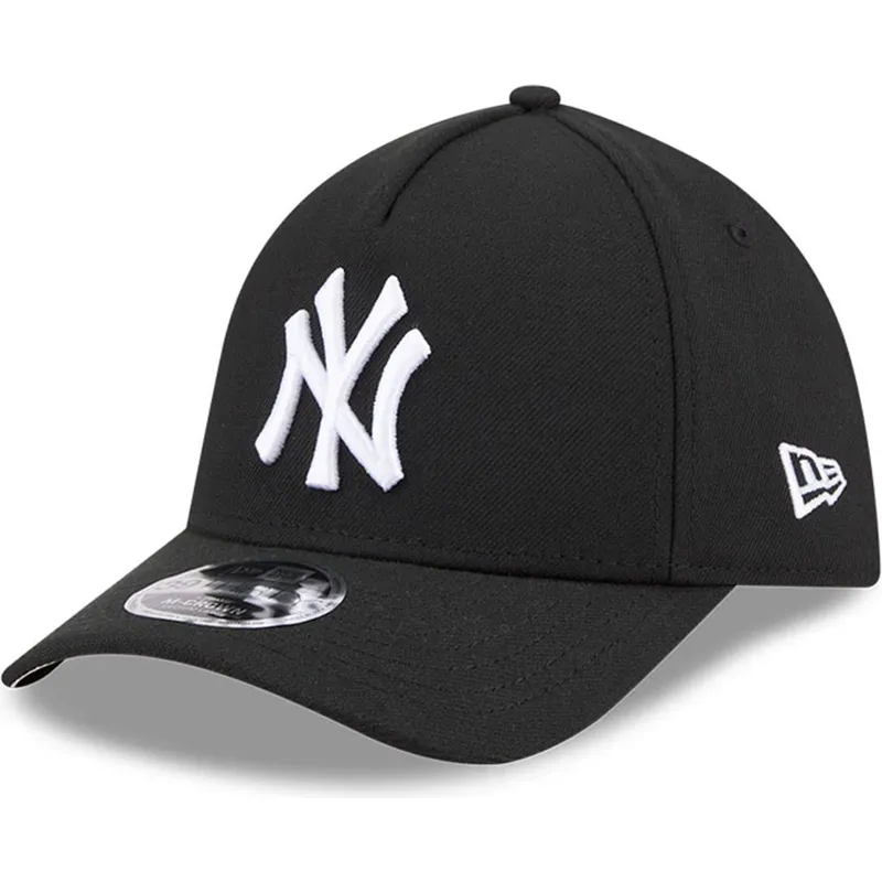 casquette-courbee-noire-ajustee-39thirty-m-crown-a-frame-new-york-yankees-mlb-new-era