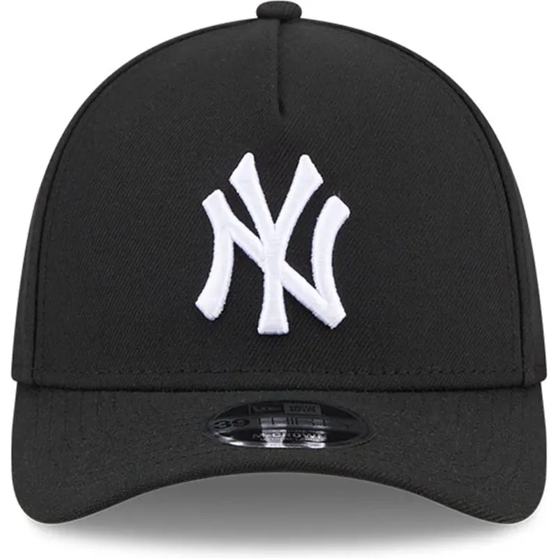 petten-gebogen-zwart-fitted-39thirty-m-crown-a-frame-van-new-york-yankees-mlb-van-new-era