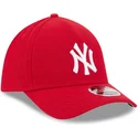 cappellino-curvo-rosso-regolabile-39thirty-m-crown-a-frame-dei-new-york-yankees-mlb-di-new-era