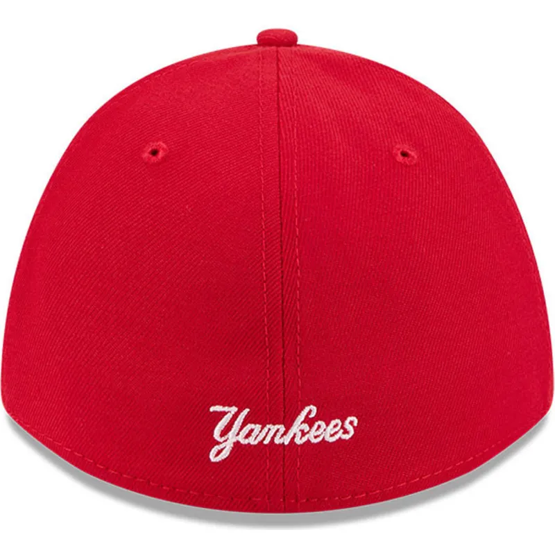 petten-gebogen-rood-fitted-39thirty-m-crown-a-frame-van-new-york-yankees-mlb-van-new-era petten-gebogen-rood-fitted-39thirty-m-crown-a-frame-van-new-york-yankees-mlb-van-new-era