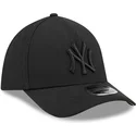 cappellino-curvo-nero-regolabile-con-logo-nero-39thirty-m-crown-a-frame-dei-new-york-yankees-mlb-di-new-era