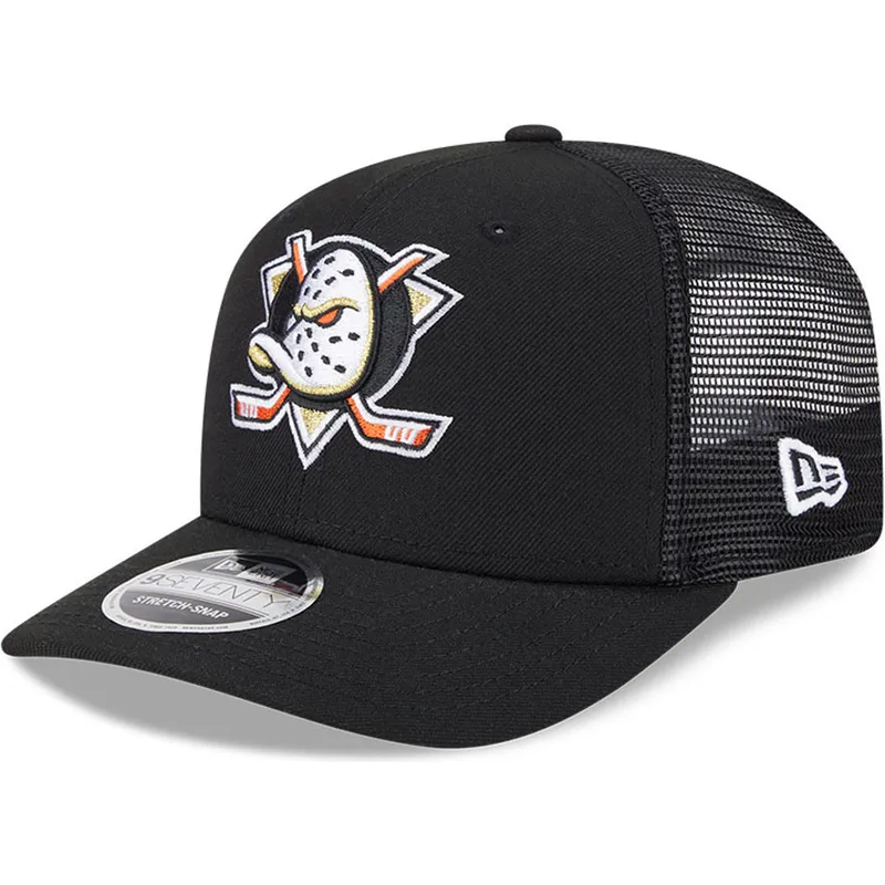 gorra-trucker-negra-9seventy-stretch-snap-evergreen-de-anaheim-ducks-nhl-de-new-era