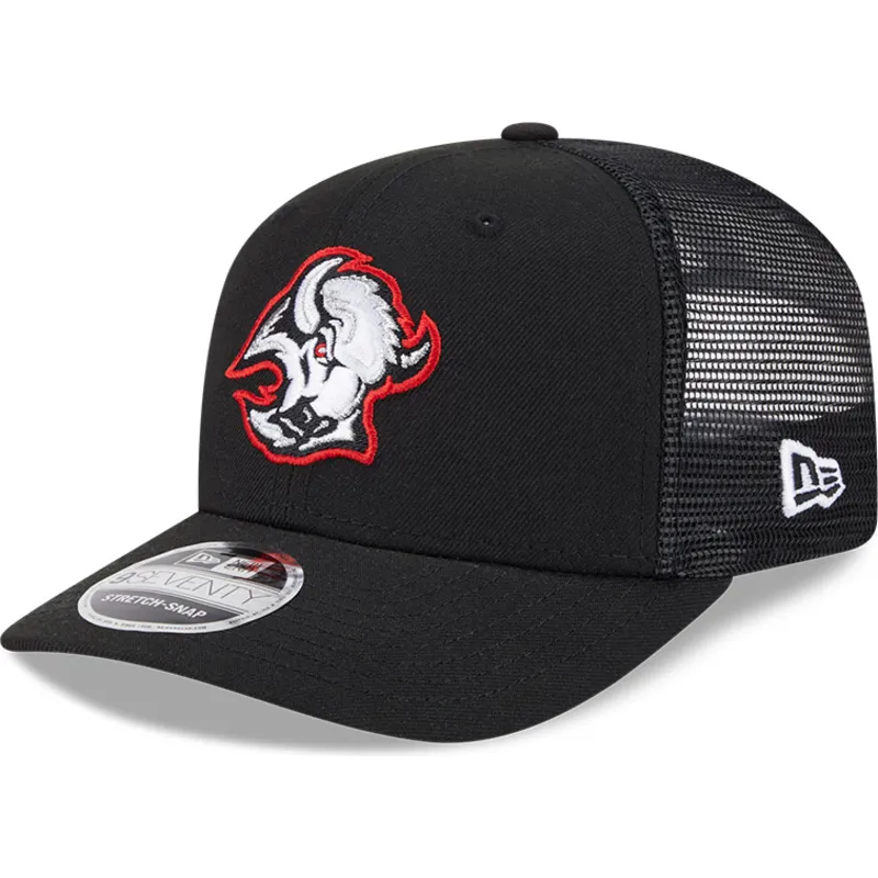 cappellino-trucker-nero-9seventy-stretch-snap-evergreen-dei-buffalo-sabres-nhl-di-new-era
