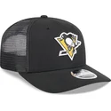 petten-gebogen-zwart-snapback-9seventy-stretch-snap-evergreen-van-pittsburgh-penguins-nhl-van-new-era