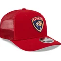 petten-gebogen-rood-snapback-9seventy-stretch-snap-evergreen-van-florida-panthers-nhl-van-new-era