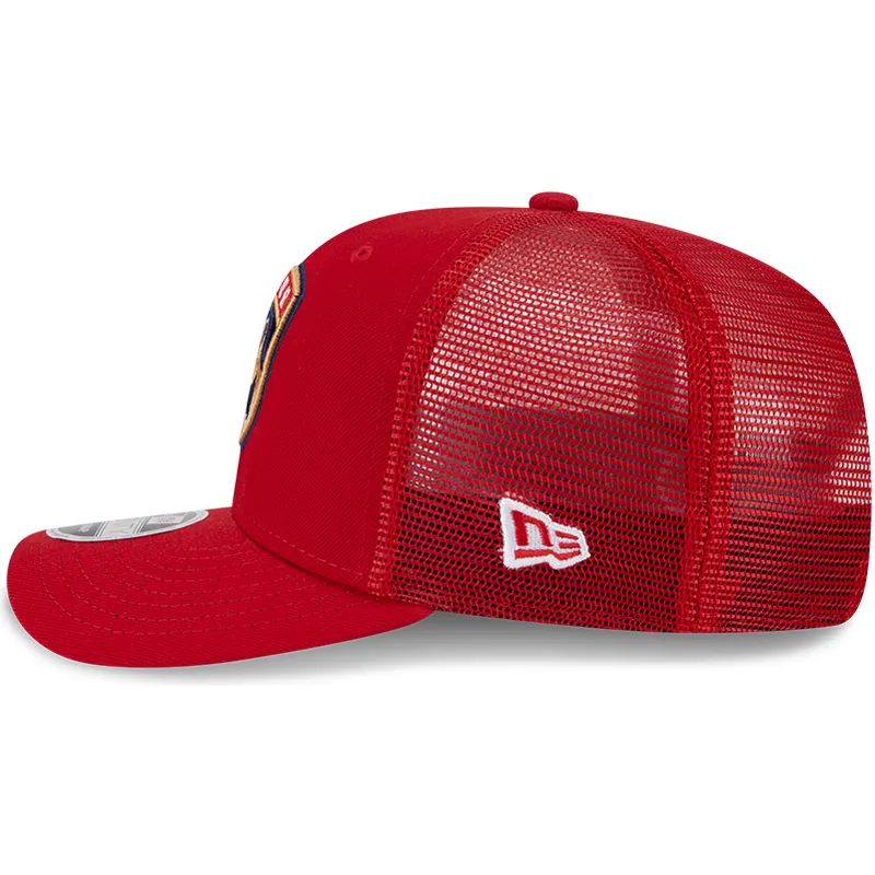 petten-gebogen-rood-snapback-9seventy-stretch-snap-evergreen-van-florida-panthers-nhl-van-new-era