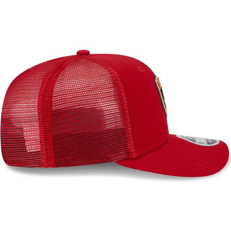 petten-gebogen-rood-snapback-9seventy-stretch-snap-evergreen-van-florida-panthers-nhl-van-new-era