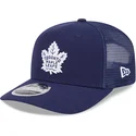 marinebla-trucker-kasket-9seventy-stretch-snap-evergreen-fra-toronto-maple-leafs-nhl-fra-new-era