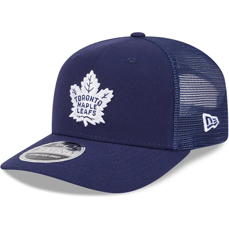 marinebla-trucker-kasket-9seventy-stretch-snap-evergreen-fra-toronto-maple-leafs-nhl-fra-new-era