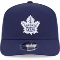 marinebla-trucker-kasket-9seventy-stretch-snap-evergreen-fra-toronto-maple-leafs-nhl-fra-new-era
