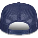 cappellino-trucker-blu-marino-9seventy-stretch-snap-evergreen-di-toronto-maple-leafs-nhl-di-new-era