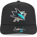 sort-9seventy-stretch-snap-evergreen-trucker-kasket-fra-san-jose-sharks-nhl-af-new-era