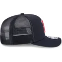 cappellino-trucker-blu-navy-9seventy-stretch-snap-evergreen-di-boston-red-sox-mlb-di-new-era