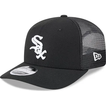 Czapka trucker czarna 9SEVENTY Stretch Snap Evergreen Chicago White Sox MLB New Era