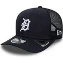 cappellino-trucker-blu-navy-9seventy-stretch-snap-evergreen-di-detroit-tigers-mlb-di-new-era